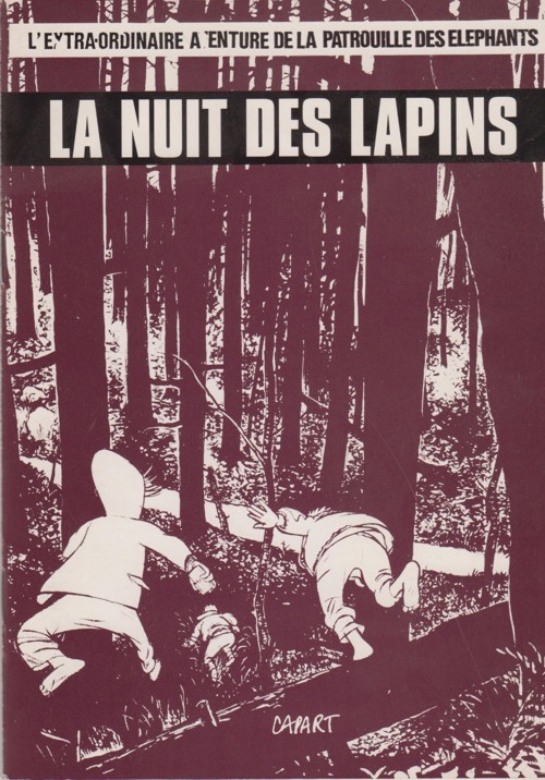 Couverture de l'album L'Extra-ordinaire aventure de la patrouille des éléphants La nuit des lapins