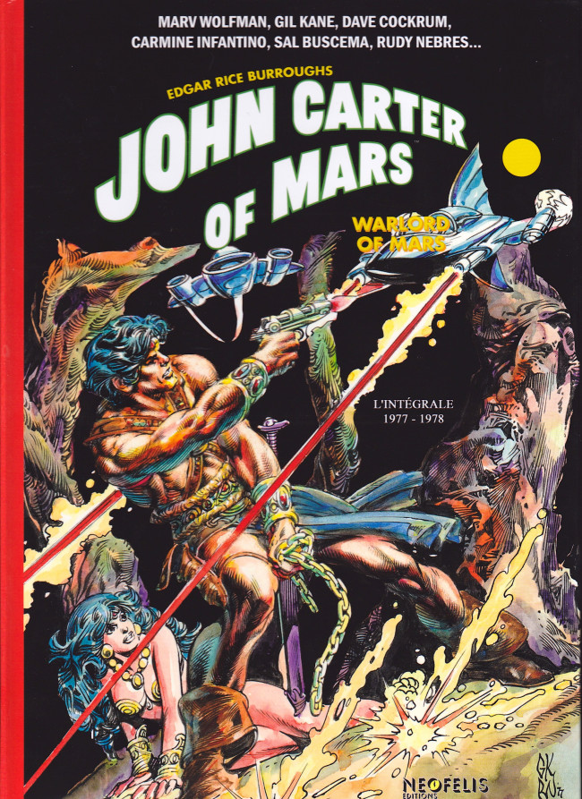 Couverture de l'album John Carter of Mars L'intégrale 1977-1978