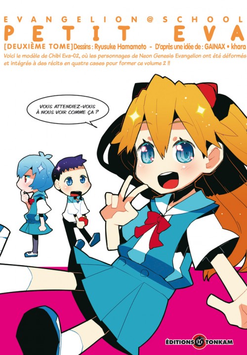 Couverture de l'album Petit Eva - Evangelion@School Tome 2 Deuxième Tome