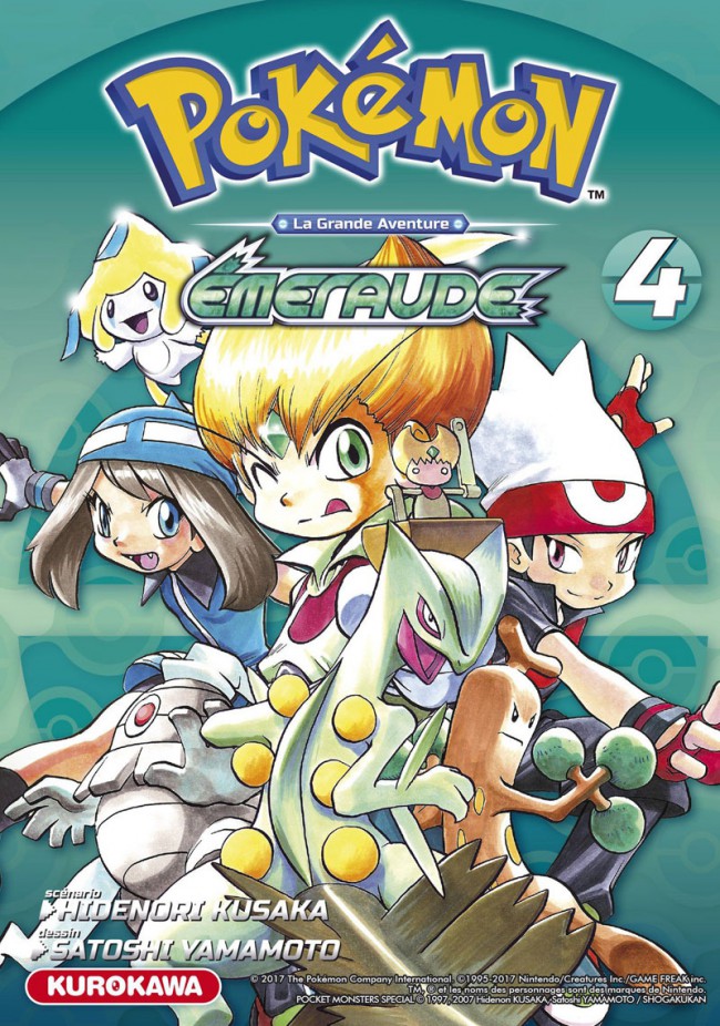 Couverture de l'album Pokémon - La grande aventure : Rouge feu et Vert feuille Tome 4