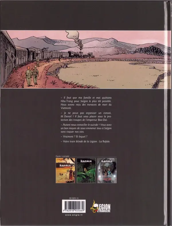 Verso de l'album La Rafale Tome 3 Terminus Saïgon