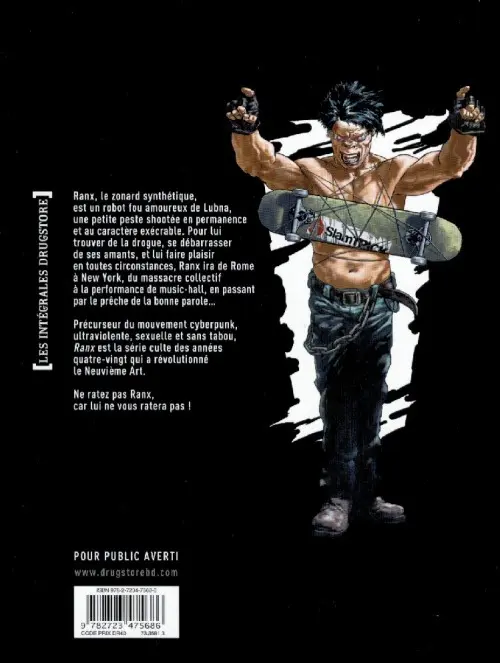 Verso de l'album RanXerox Ranx