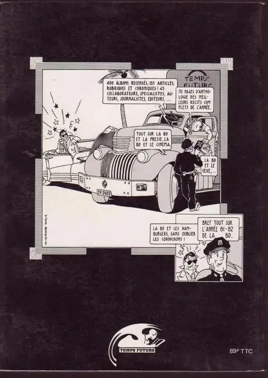 Verso de l'album L'Année de la Bande Dessinée 81-82
