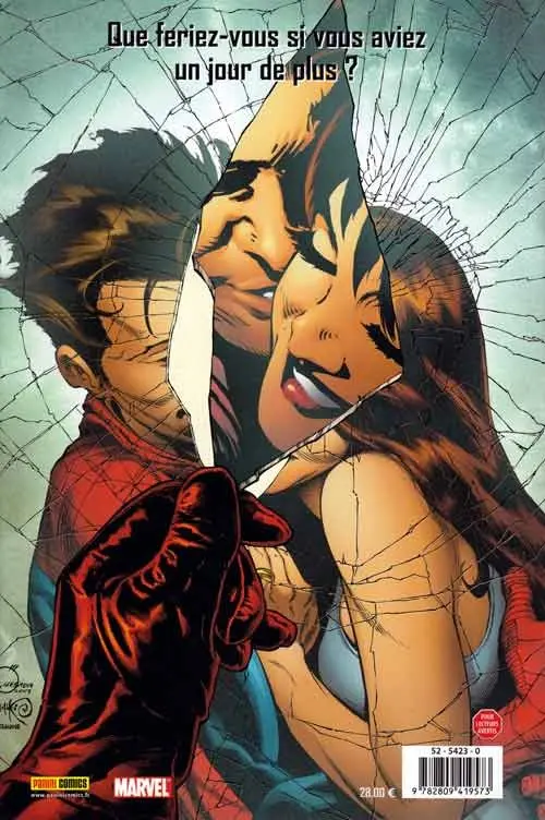 Verso de l'album Spider-Man - Un jour de plus