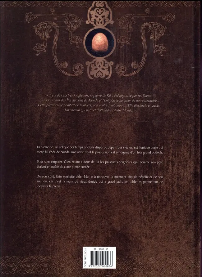 Verso de l'album Stonehenge Tome 2 Vortimer
