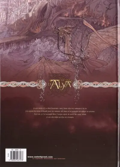 Verso de l'album Les Arcanes d'Alya Tome 1 La chasseresse écarlate