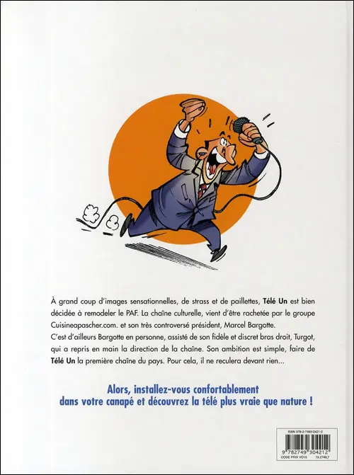 Verso de l'album Télé Réalité Tome 2 Tout pour l'audimat !
