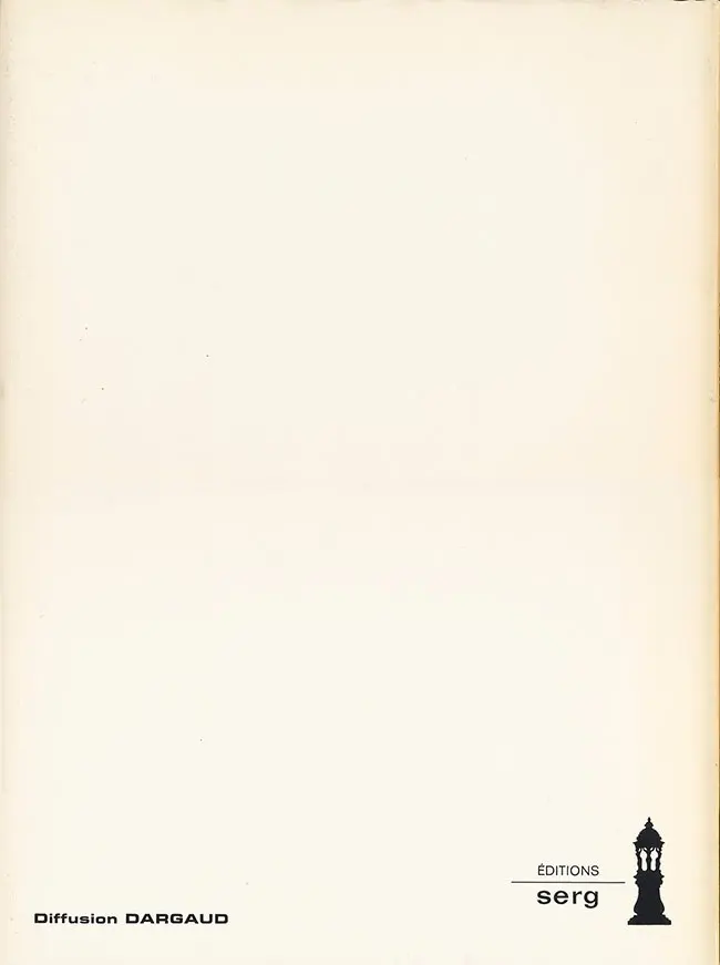 Verso de l'album Ténèbrax