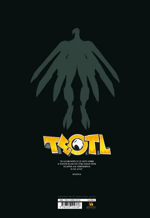 Verso de l'album Teotl Tome 1 Arahorus