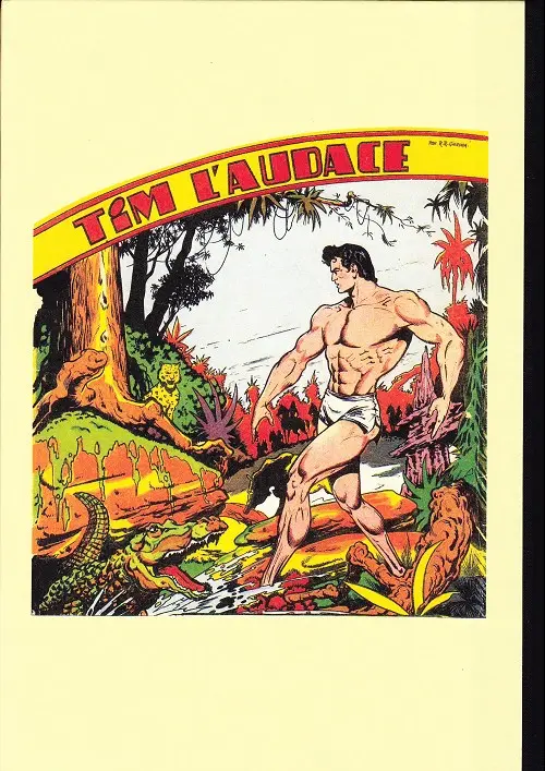 Verso de l'album Tim l'audace Volume un