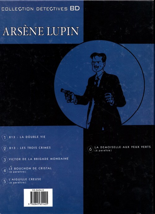 Verso de l'album Arsène Lupin Soleil Tome 3 Victor de la brigade mondaine