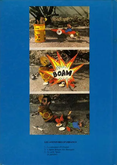Verso de l'album Les aventures d'Urbanus Tome 2 L'agent braque des baraques
