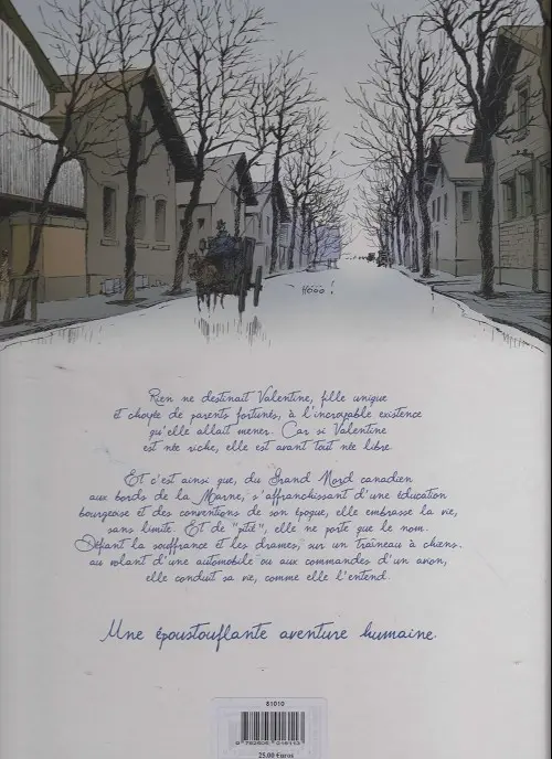 Verso de l'album Valentine Pitié