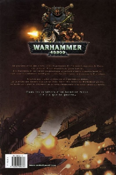 Verso de l'album Warhammer 40,000 2 La Bataille de Carrion Gulf