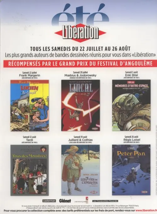 Verso de l'album Les 7 Vies de l'Épervier Tome 1 La blanche morte