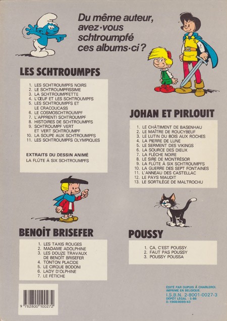 Verso de l'album Benoît Brisefer Tome 3 Les douze travaux de Benoît Brisefer