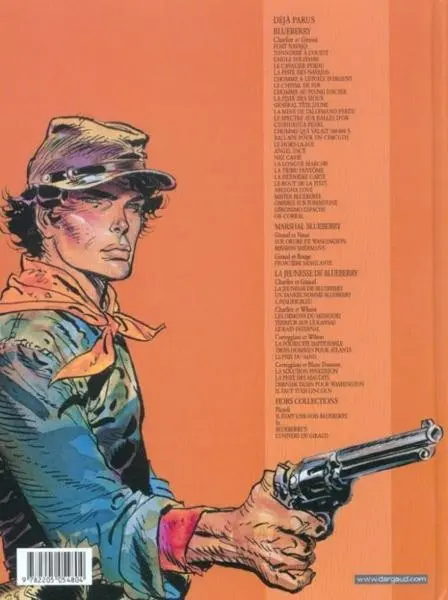 Verso de l'album La Jeunesse de Blueberry Tome 7 La poursuite impitoyable