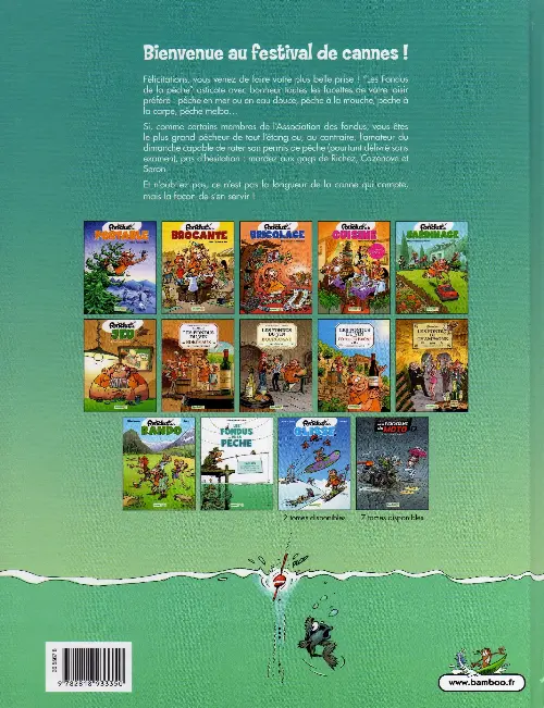 Verso de l'album Les Fondus Tome 5 Les fondus de la pêche