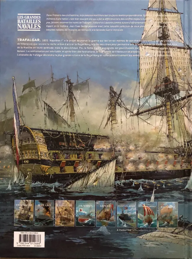 Verso de l'album Les grandes batailles navales Tome 1 Trafalgar