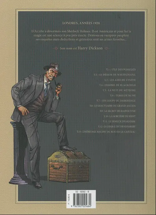 Verso de l'album Harry Dickson Tome 7 Les loups de Darkhenge