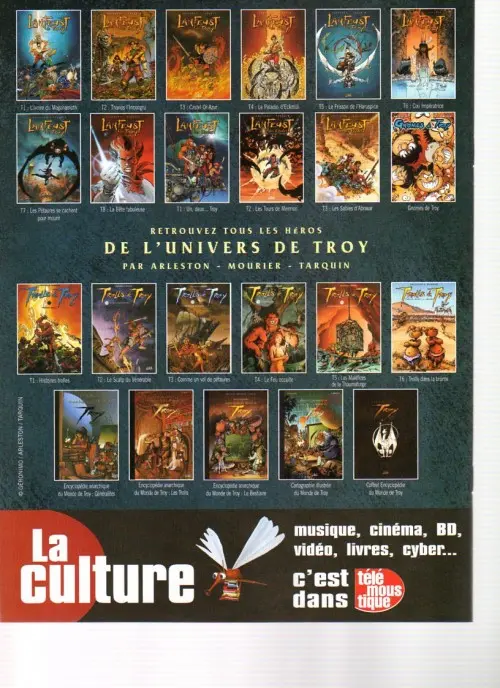 Verso de l'album Lanfeust des Étoiles Tome 1 Un, deux... Troy