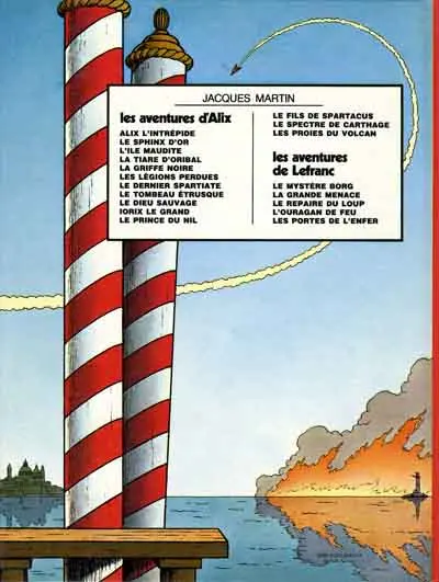 Verso de l'album Lefranc Tome 3 Le mystère Borg