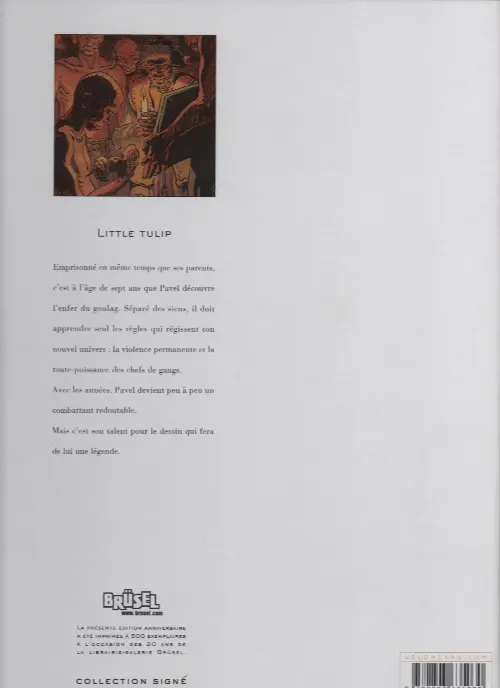 Verso de l'album Little Tulip
