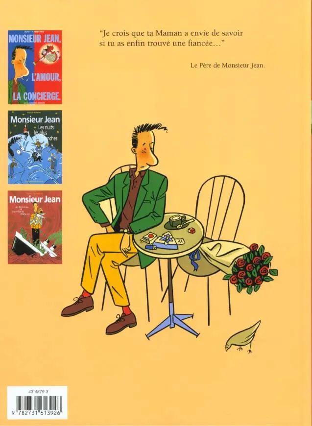 Verso de l'album Monsieur Jean Tome 3 Les femmes et les enfants d'abord