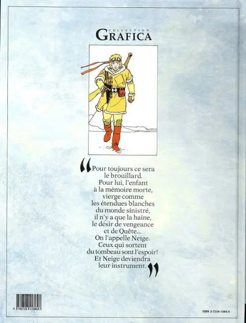 Verso de l'album Neige Tome 1 Les brumes aveugles