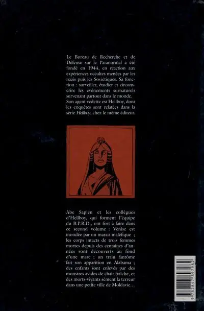 Verso de l'album B.P.R.D. Tome 2 L'Esprit de Venise & autres histoires