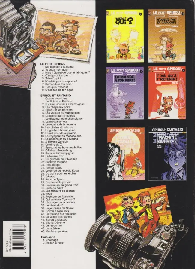 Verso de l'album Le Petit Spirou Tome 4 C'est pour ton bien !
