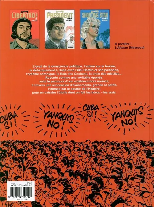 Verso de l'album Rebelles Tome 1 Libertad ! - Che Guevara