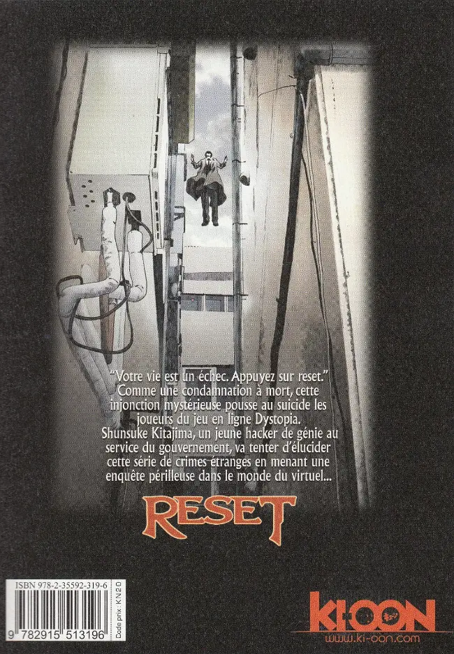 Verso de l'album Reset