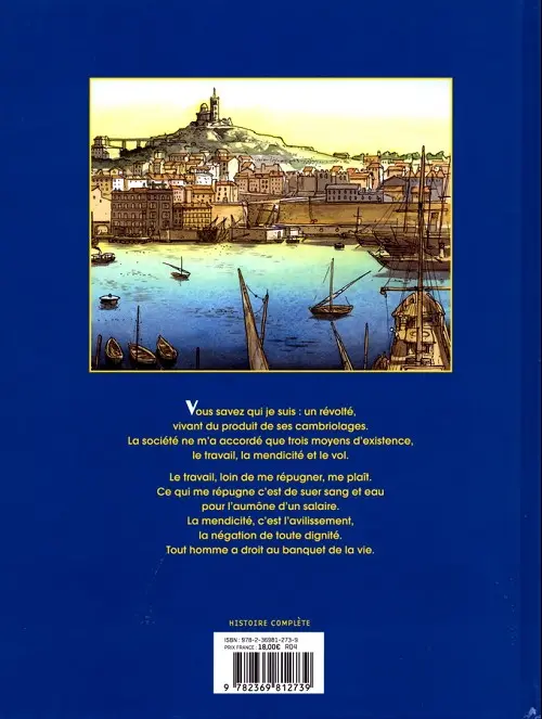 Verso de l'album Le Travailleur de la nuit
