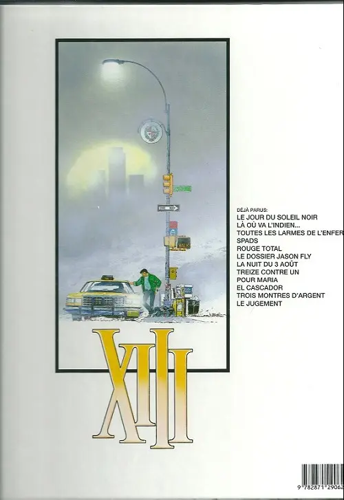 Verso de l'album XIII Tome 7 La nuit du 3 août