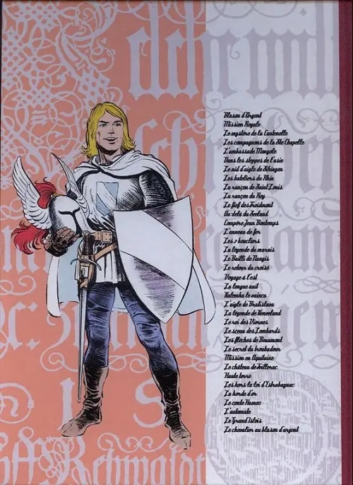 Verso de l'album Blason d'Argent Tome 16 Le Château de Teillerac ... Les hors-la-loi d'Estrabagnac