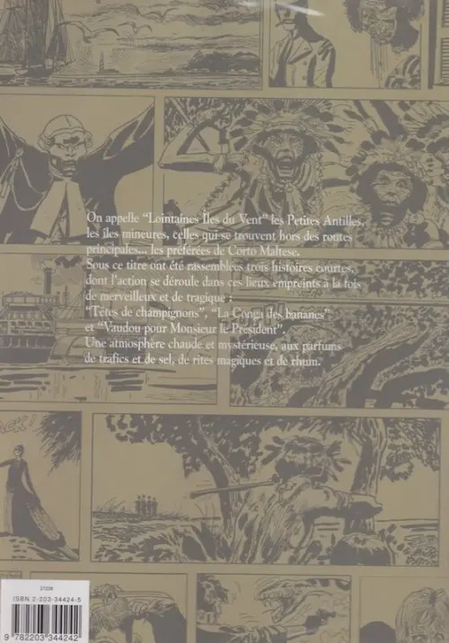 Verso de l'album Corto Maltese Tome 11 Lointaines îles du vent