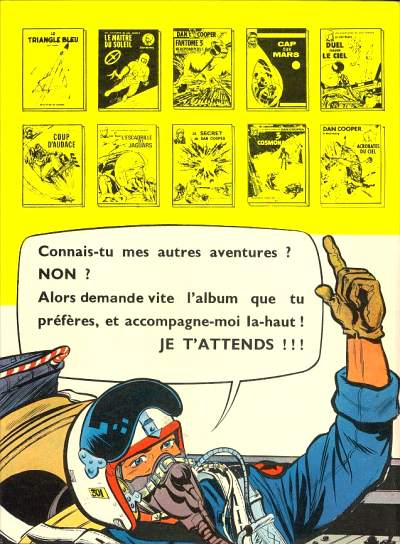 Verso de l'album Les aventures de Dan Cooper Tome 12 Tigres de mer