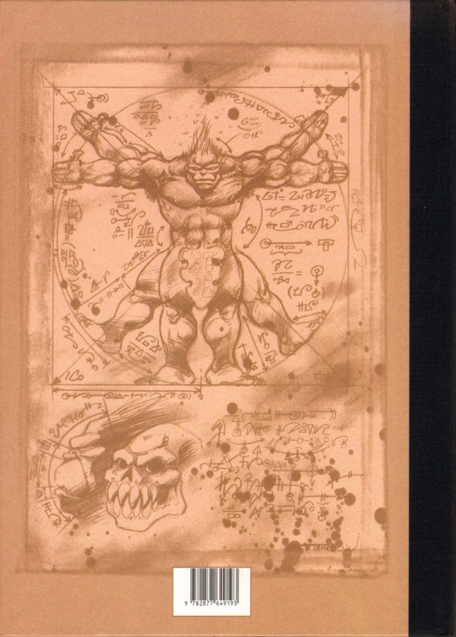 Verso de l'album Lanfeust de Troy Encyclopédie anarchique du monde de Troy Volume 1