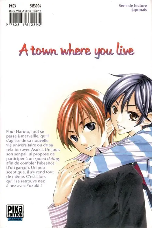 Verso de l'album A town where you live 13