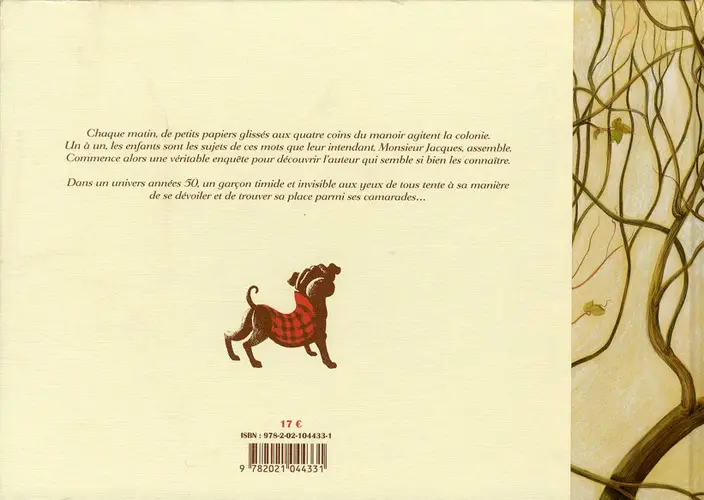 Verso de l'album Rossignol