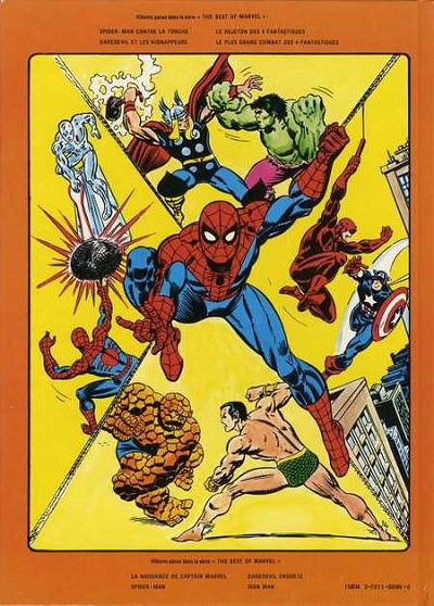 Verso de l'album The Best of Marvel Tome 3 La naissance de Captain Marvel