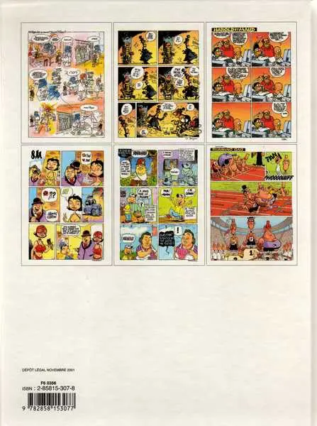Verso de l'album Fluide Glacial - L'album Tome 11 01-1