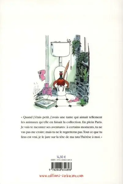 Verso de l'album Ma tata Thérèse