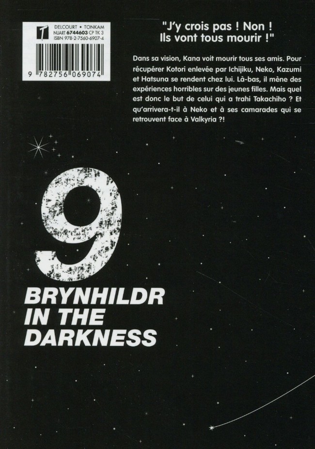 Verso de l'album Brynhildr in the Darkness 9