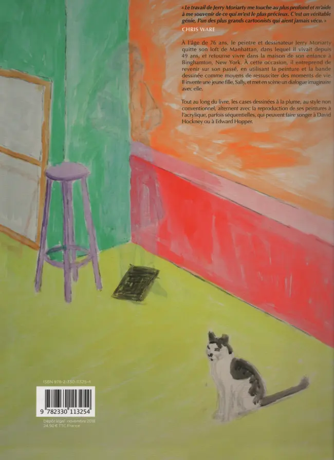 Verso de l'album C'est de la BD à l'huile ?