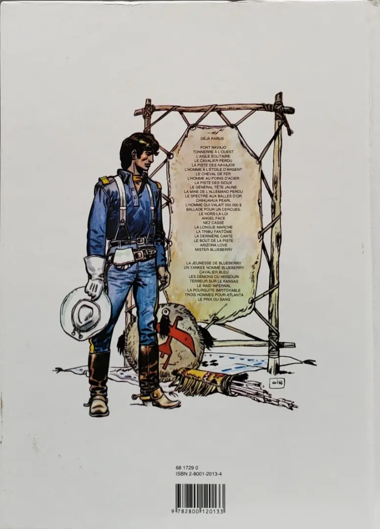 Verso de l'album Blueberry Tome 19 La Longue Marche