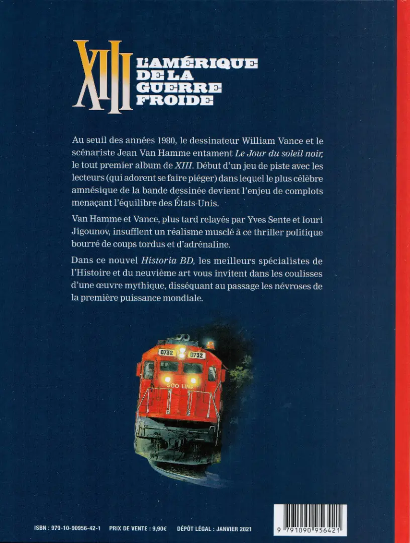 Verso de l'album XIII L'Amérique de la Guerre Froide