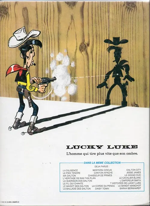 Verso de l'album Lucky Luke Tome 40 Le grand duc