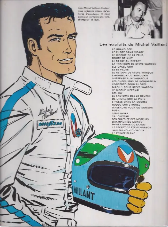 Verso de l'album Michel Vaillant Tome 29 San Francisco Circus